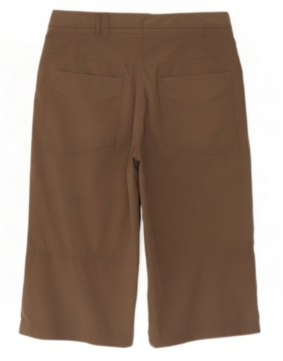 Nike Womens Capri Trousers UK 8/10 Small W30 L20 Brown Polyester