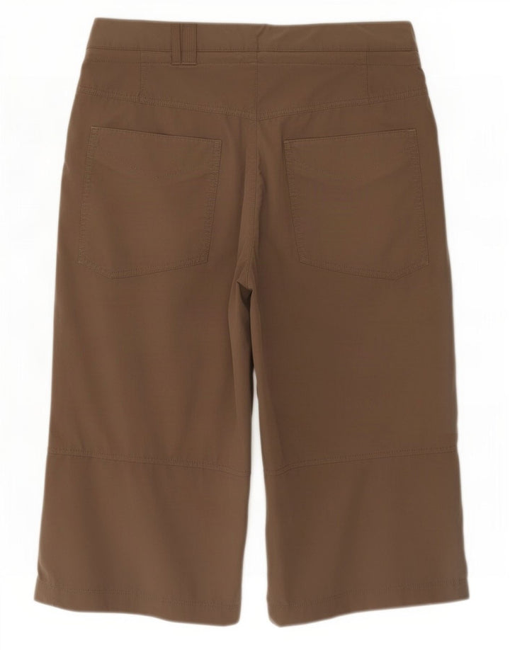 Nike Womens Capri Trousers UK 8/10 Small W30 L20 Brown Polyester