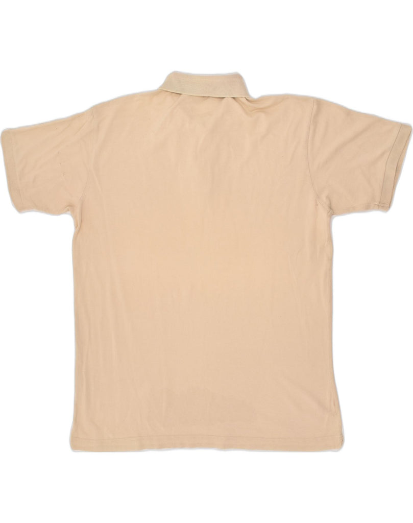 KAPPA Mens Polo Shirt XL Beige Cotton | Vintage Robe Di Kappa | Thrift | Second-Hand Robe Di Kappa | Used Clothing | Messina Hembry 