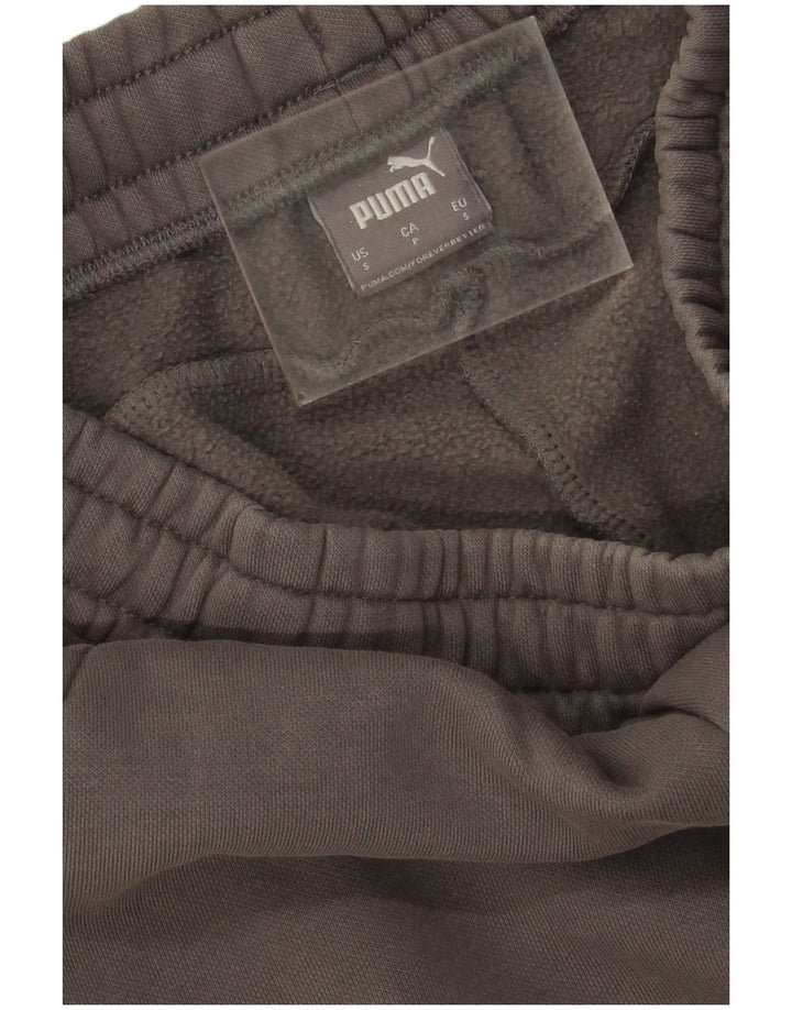 Puma Womens Tracksuit Trousers Joggers UK 8 Small  Grey Cotton