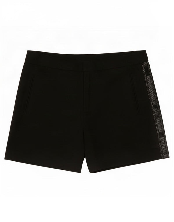 Zara Womens High Waist Casual Shorts Medium W28 Black Polyester