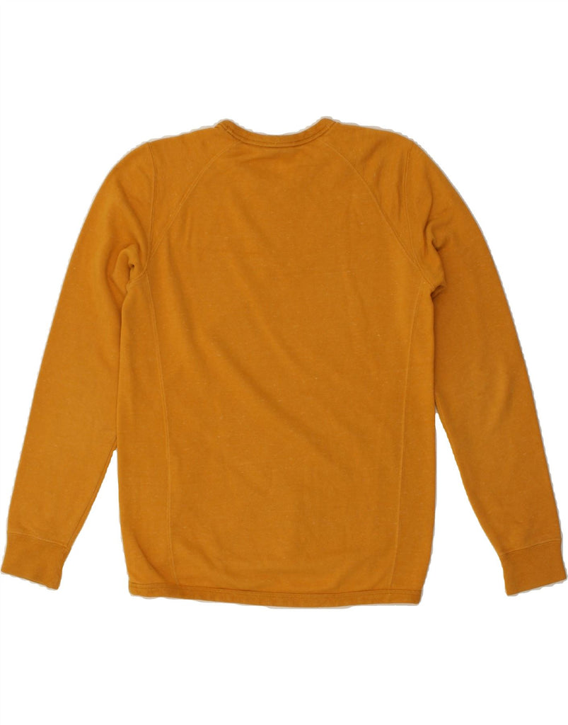 CHAMPION Mens Sweatshirt Jumper Small Yellow Cotton | Vintage Champion | Thrift | Second-Hand Champion | Used Clothing | Messina Hembry 