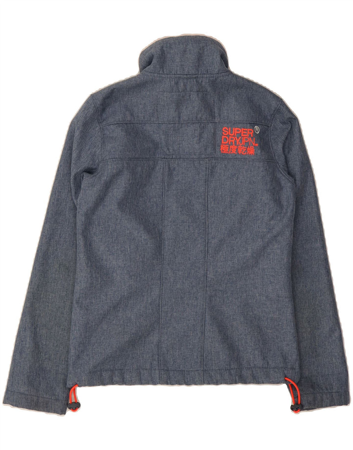 SUPERDRY Womens Windtrekker Windbreaker Jacket UK 6 XS Blue Polyester Vintage Superdry and Second-Hand Superdry from Messina Hembry 