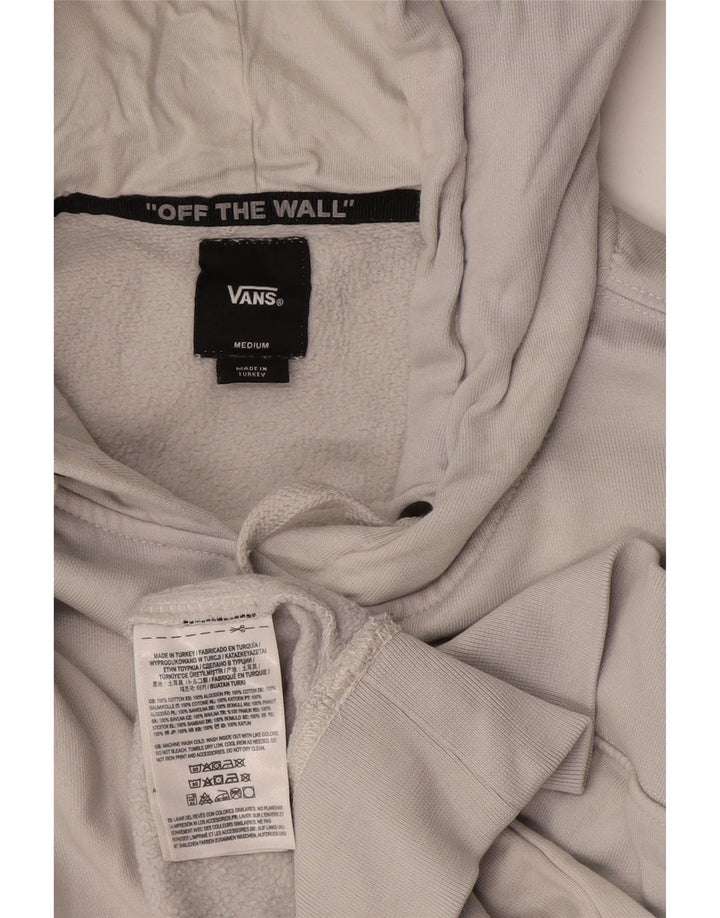Vans Mens Hoodie Jumper Medium Grey Cotton