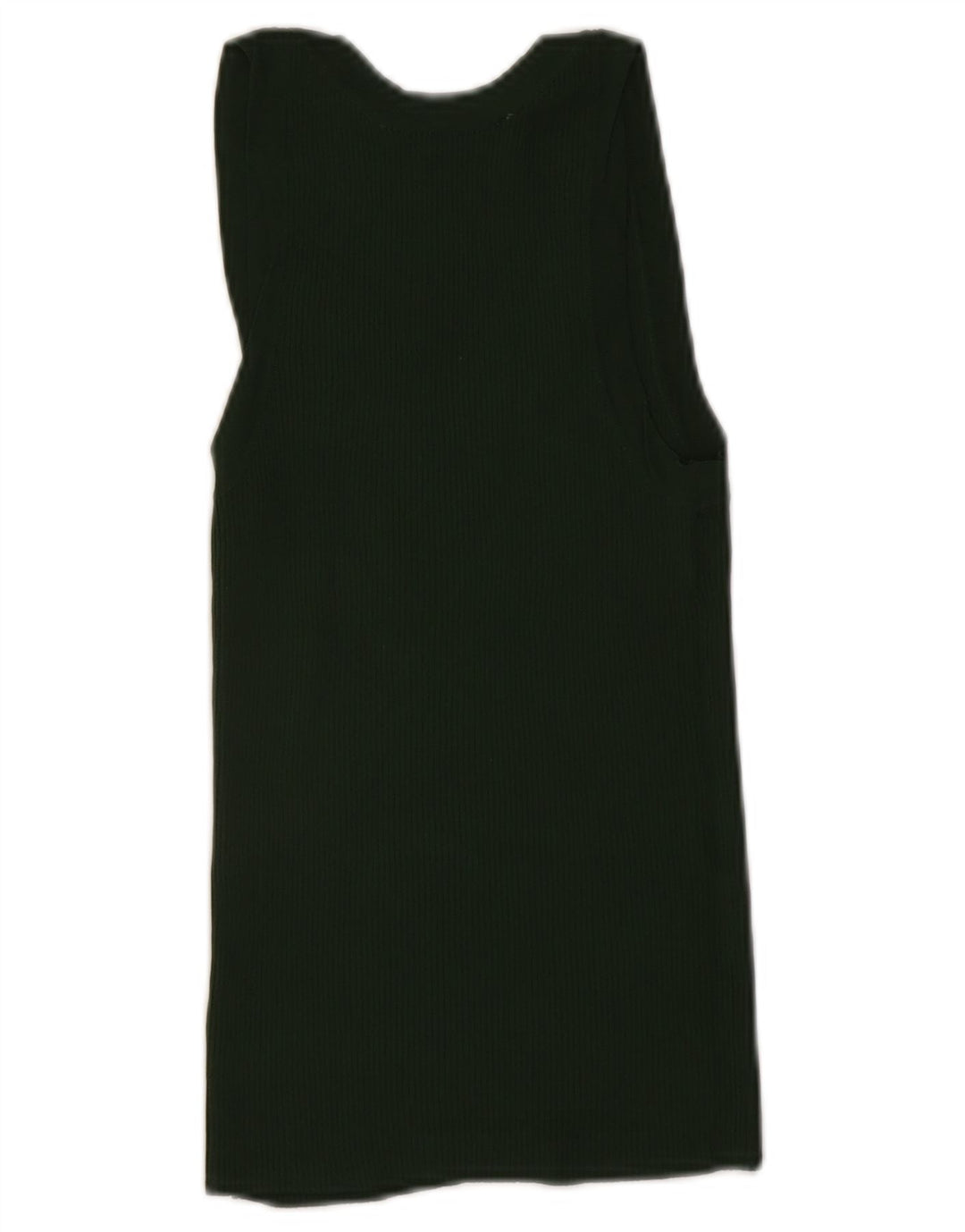 Zara Womens Crop Vest Tank Top UK 8 Small Green