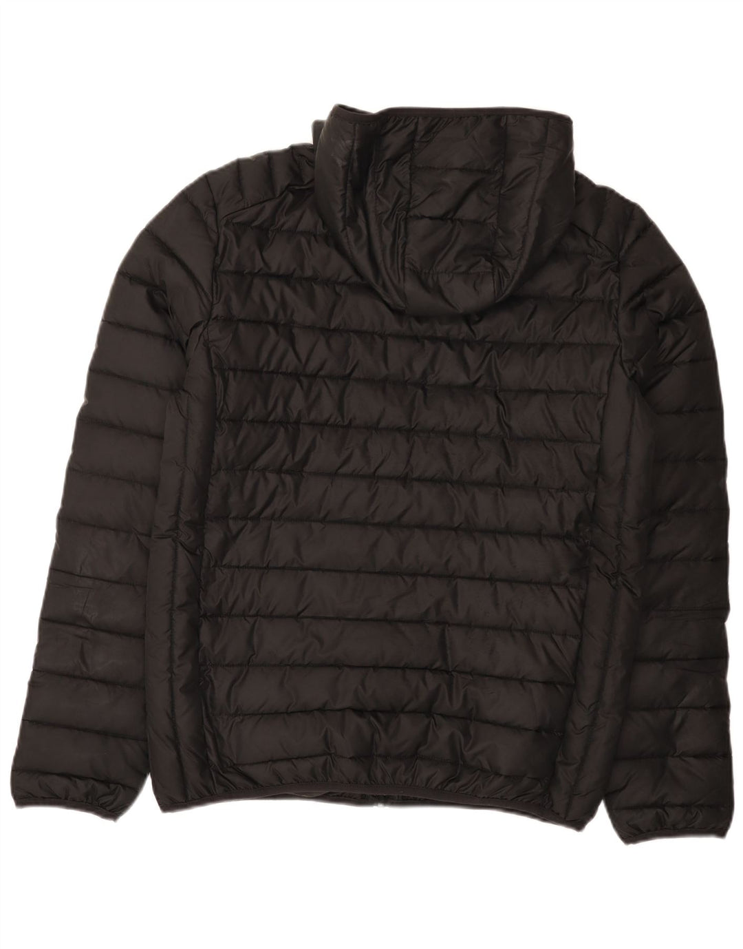 Ellesse Mens Hooded Padded Jacket UK 38 Medium Black Polyester