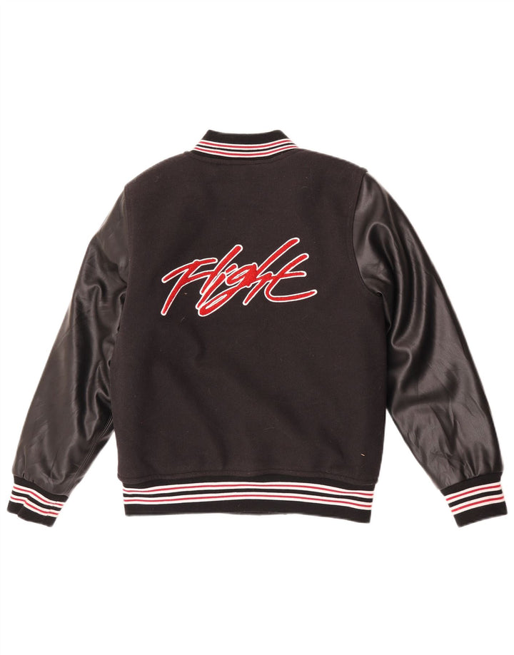 Jordan Boys Graphic Varsity Jacket 12-13 Years Large Black Colourblock