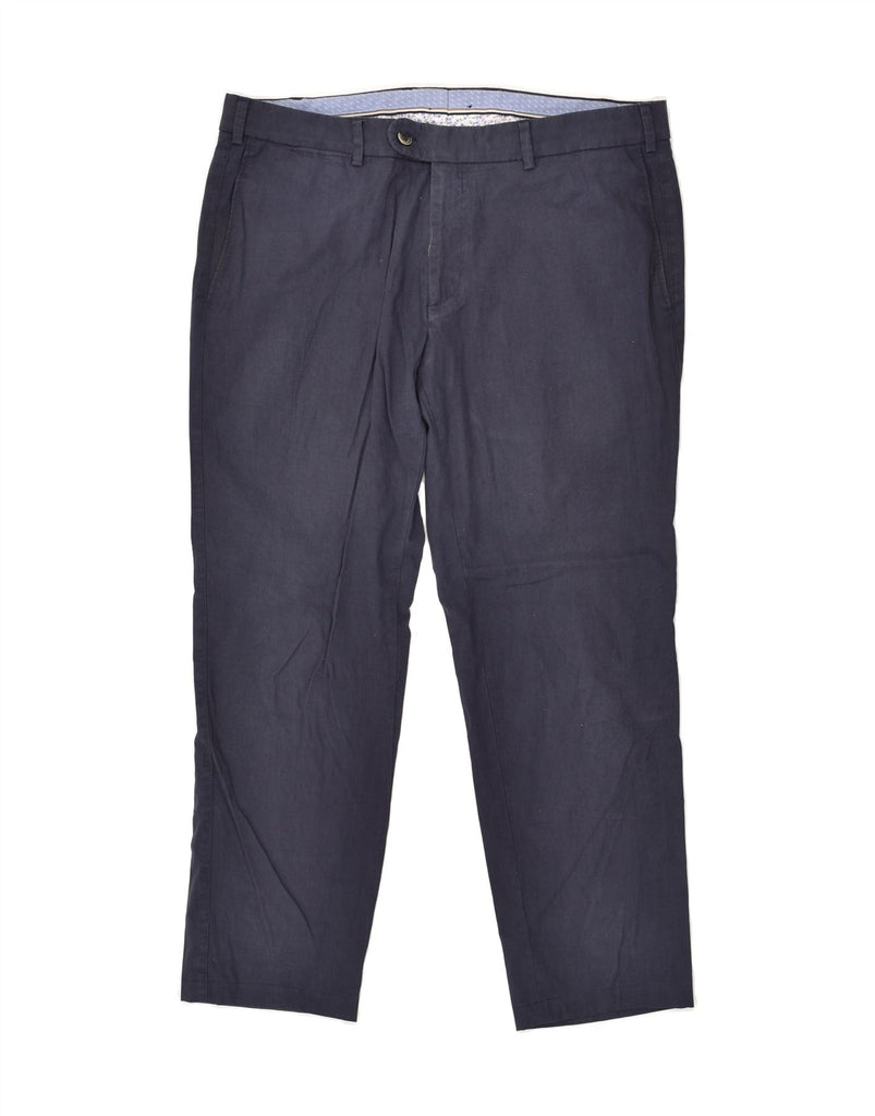 BUGATTI Mens Slim Chino Trousers W38 L28  Navy Blue Cotton Vintage Bugatti and Second-Hand Bugatti from Messina Hembry 