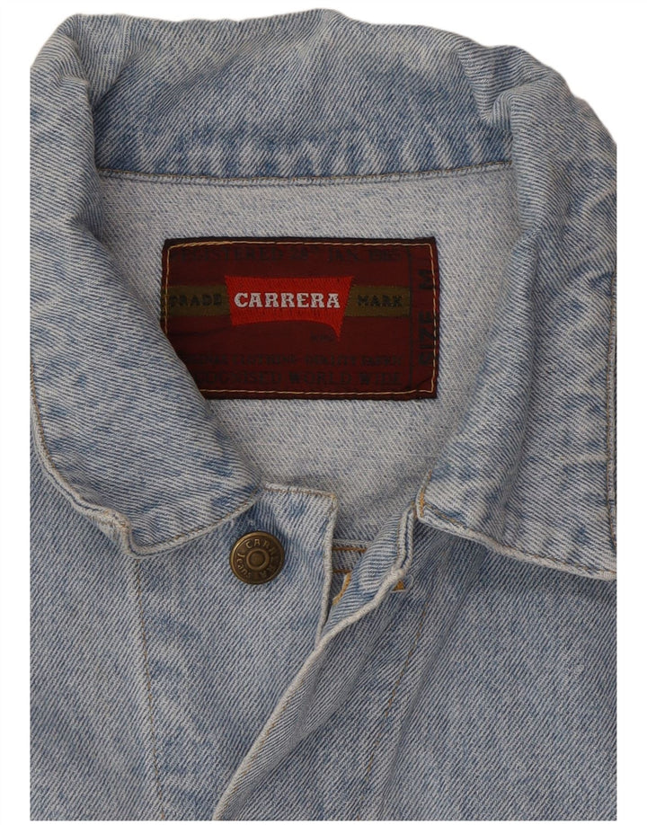 Carrera Mens Denim Jacket UK 38 Medium Blue