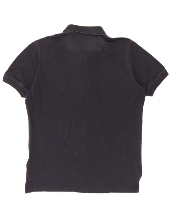 Diesel Mens Polo Shirt Medium Navy Blue Cotton