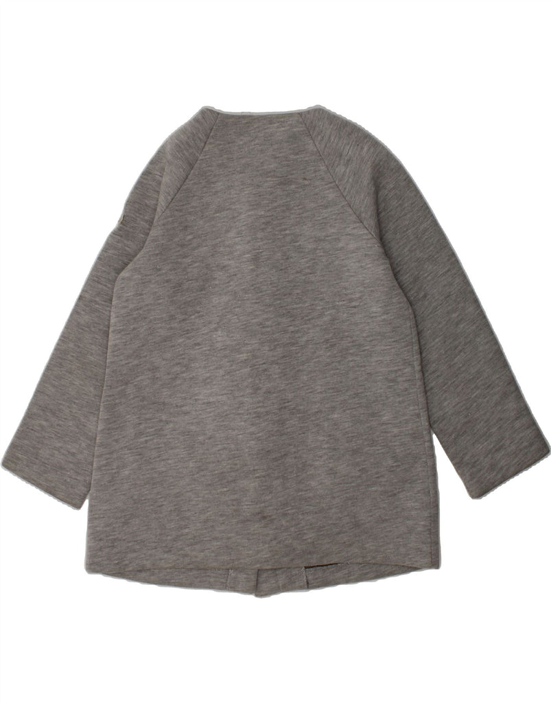 ARMANI JUNIOR Girls Cardigan Sweater 4-5 Years Grey Cotton | Vintage Armani Junior | Thrift | Second-Hand Armani Junior | Used Clothing | Messina Hembry 