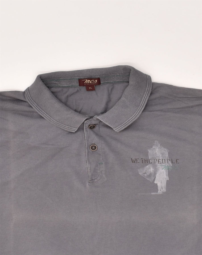 MARLBORO CLASSICS Mens Polo Shirt XL Grey | Vintage Marlboro Classics | Thrift | Second-Hand Marlboro Classics | Used Clothing | Messina Hembry 