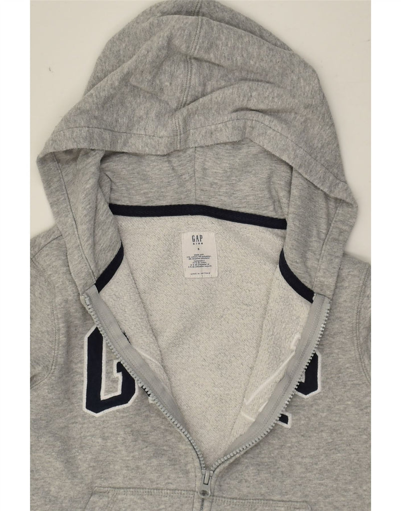 GAP Boys Graphic Zip Hoodie Sweater 6-7 Years Small Grey Cotton | Vintage Gap | Thrift | Second-Hand Gap | Used Clothing | Messina Hembry 