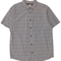 O'Neill Mens Short Sleeve Shirt XL Blue Striped