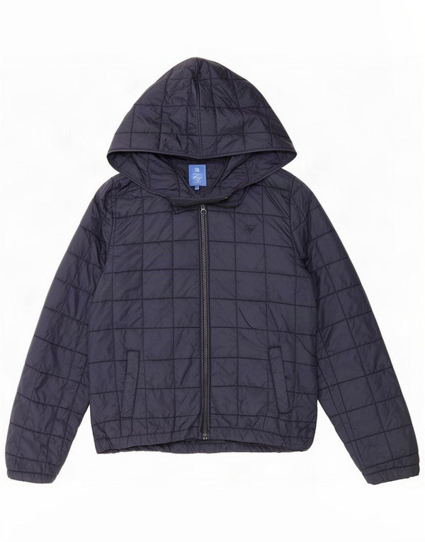 Fay Girls Hooded Padded Jacket 11-12 Years Navy Blue
