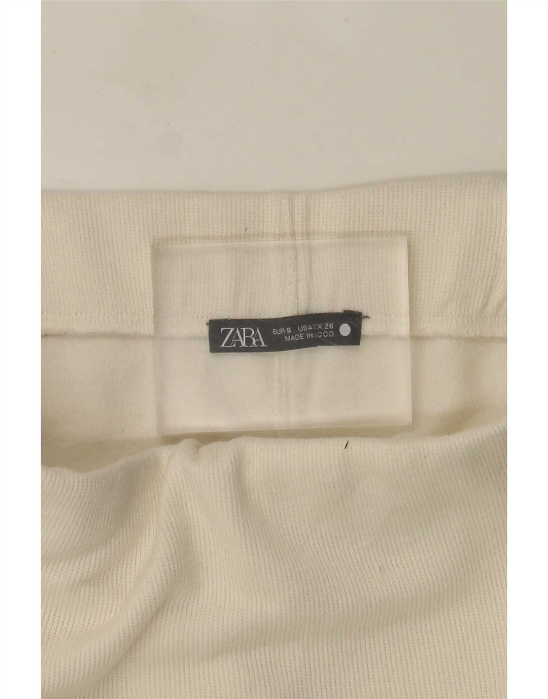 Zara Womens Midi Skirt Small W26 Off White