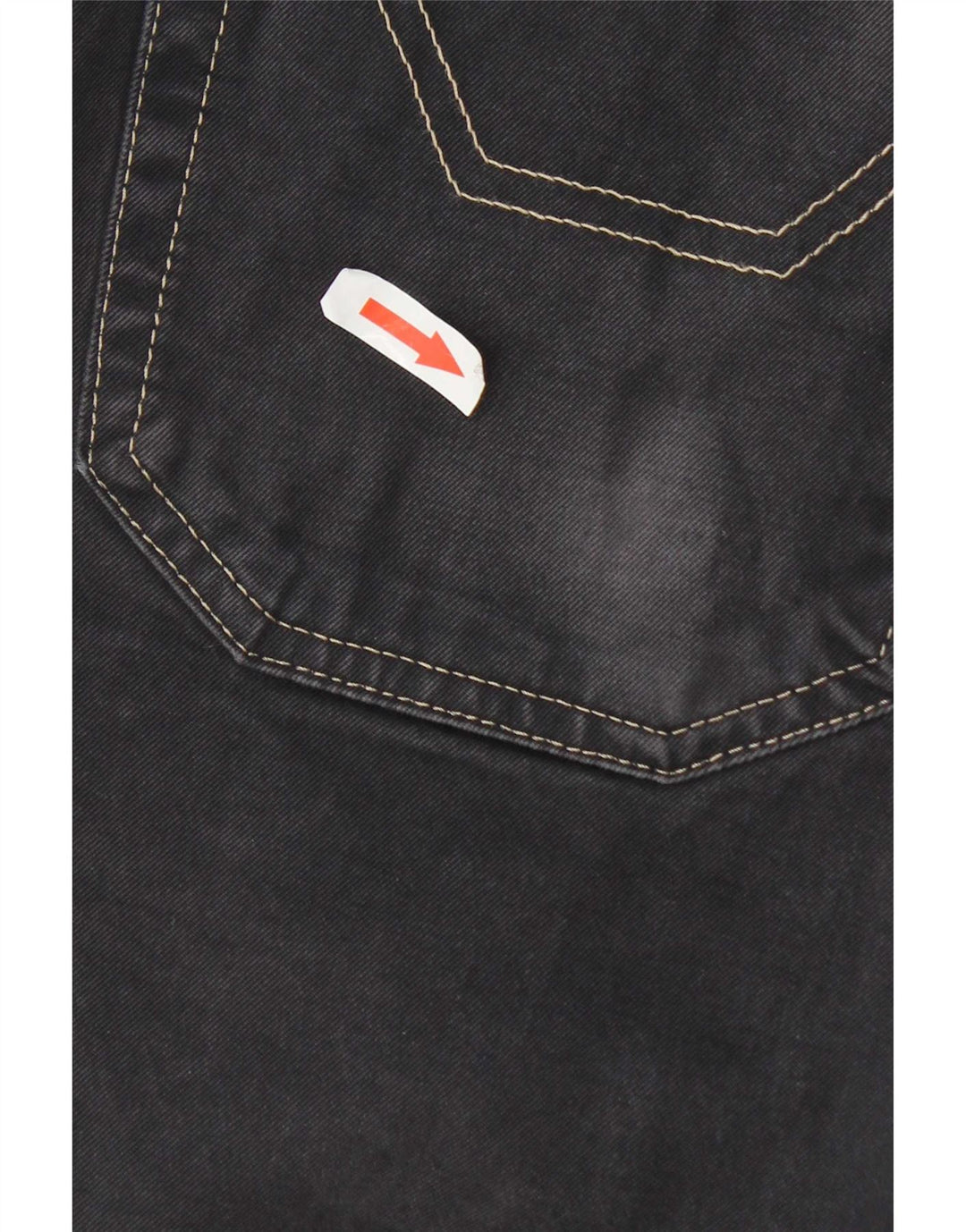Jeckerson Mens Straight Jeans W34 L31 Grey Cotton
