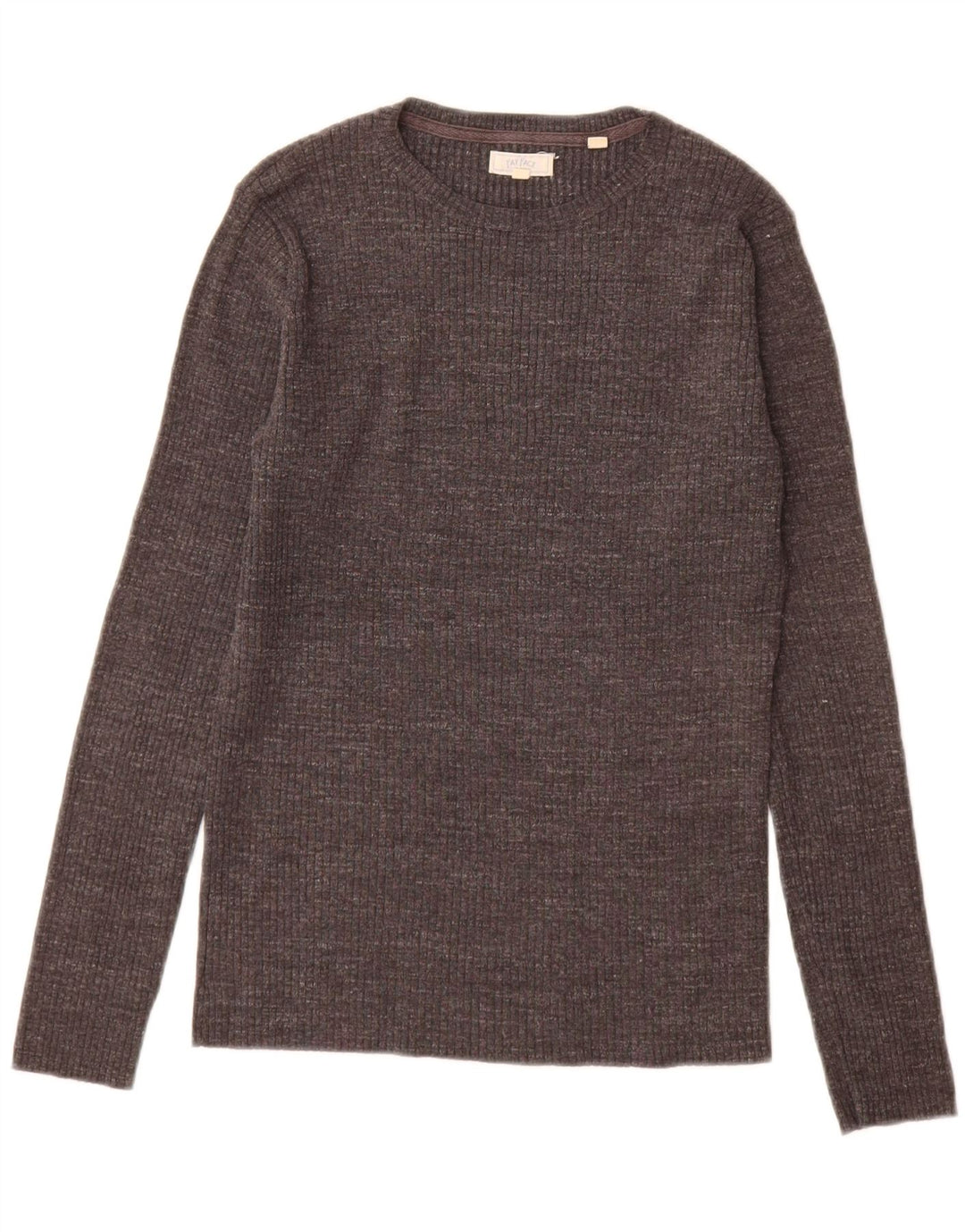 Fat Face Womens Top Long Sleeve UK 12 Medium Grey Cotton