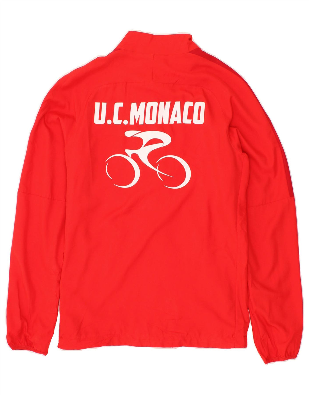 NIKE Mens Dri Fit Graphic Tracksuit Top Jacket Small Red Polyester Vintage Nike and Second-Hand Nike from Messina Hembry 