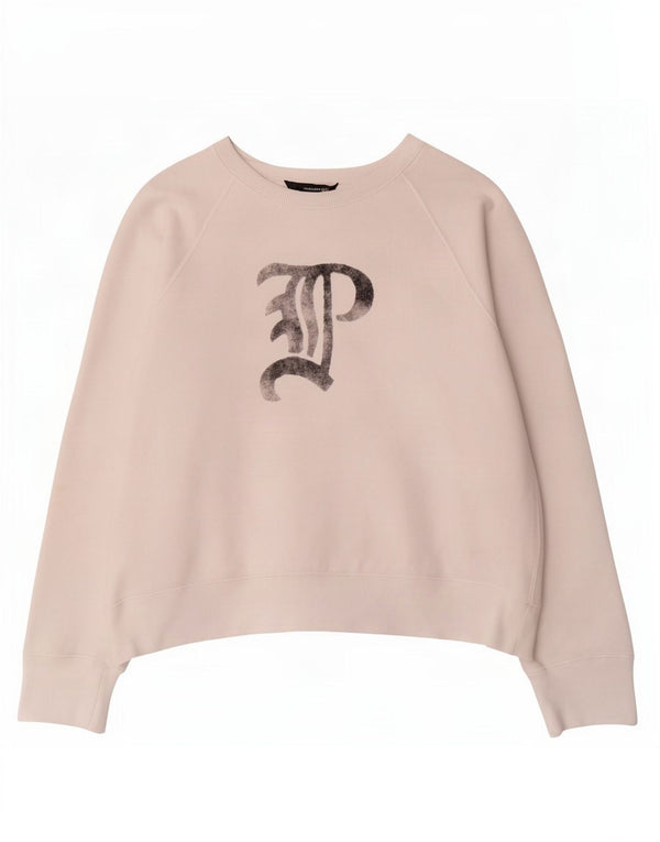 Polo Ralph Lauren Womens Graphic Sweatshirt Jumper UK 14 Medium White