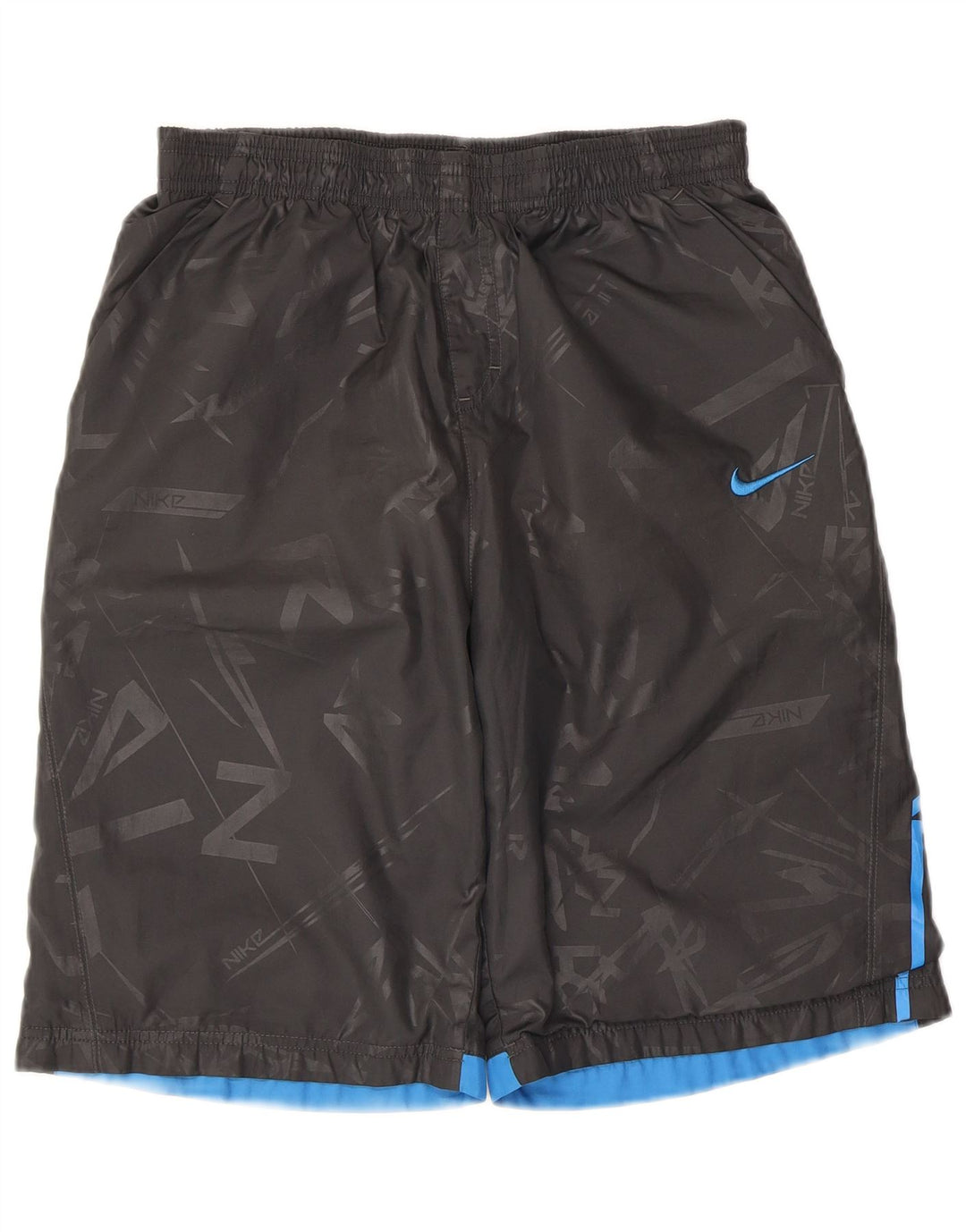 Nike Boys Graphic Sport Shorts 13-14 Years XL Grey Polyester