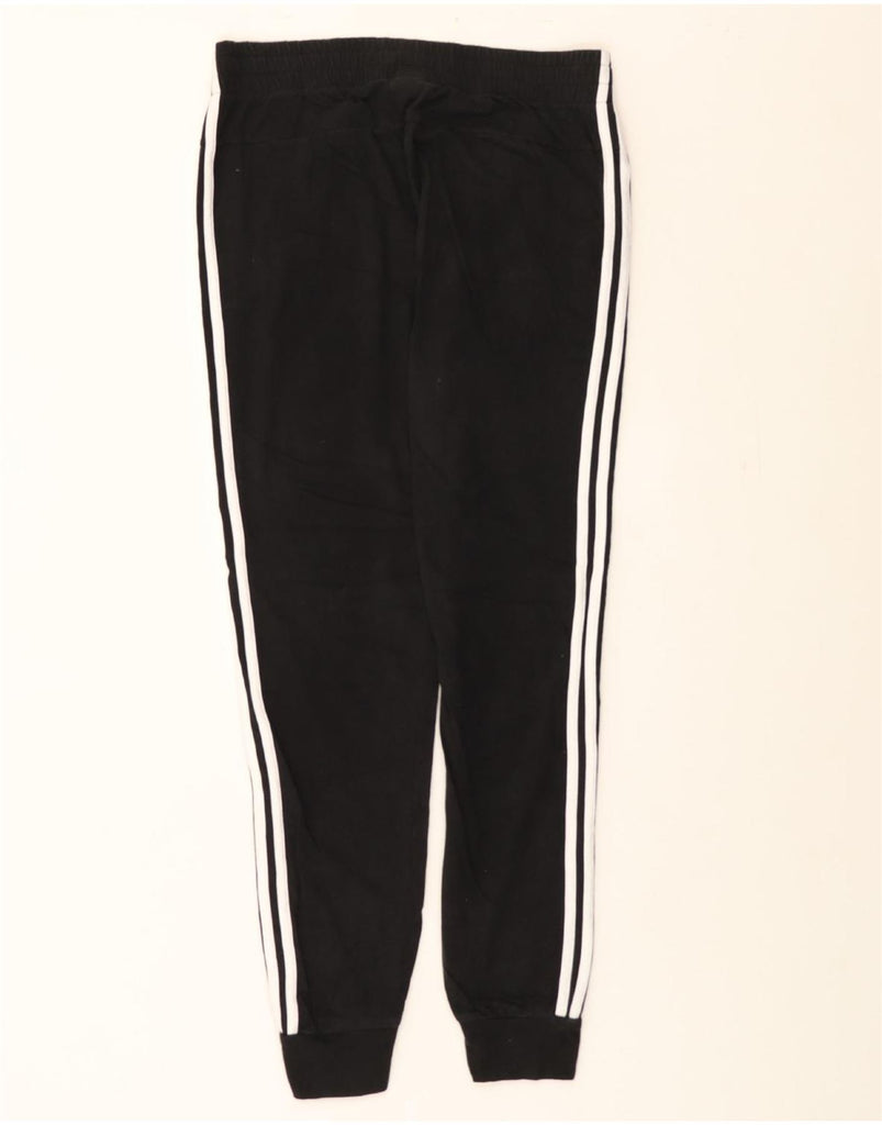 ADIDAS Womens Tracksuit Trousers Joggers UK 12/14 Medium  Black Cotton Vintage Adidas and Second-Hand Adidas from Messina Hembry 