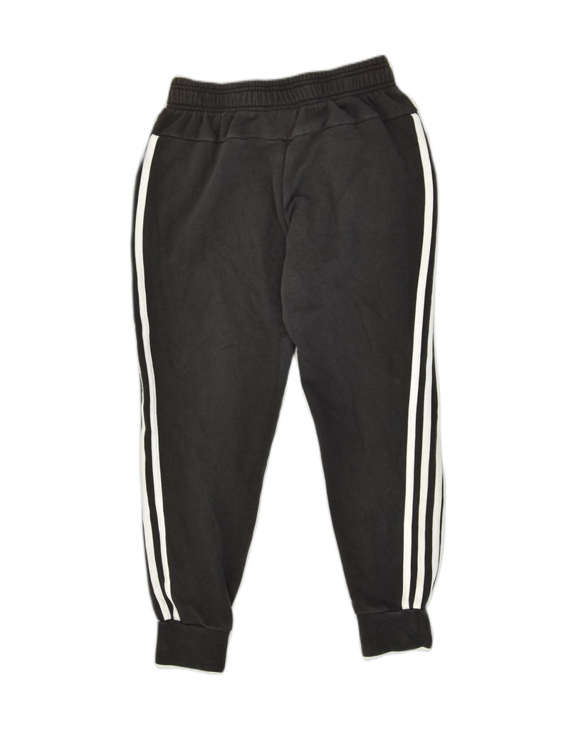 ADIDAS Womens Tracksuit Trousers Joggers UK 4/6 XS Black Cotton | Vintage Adidas | Thrift | Second-Hand Adidas | Used Clothing | Messina Hembry 