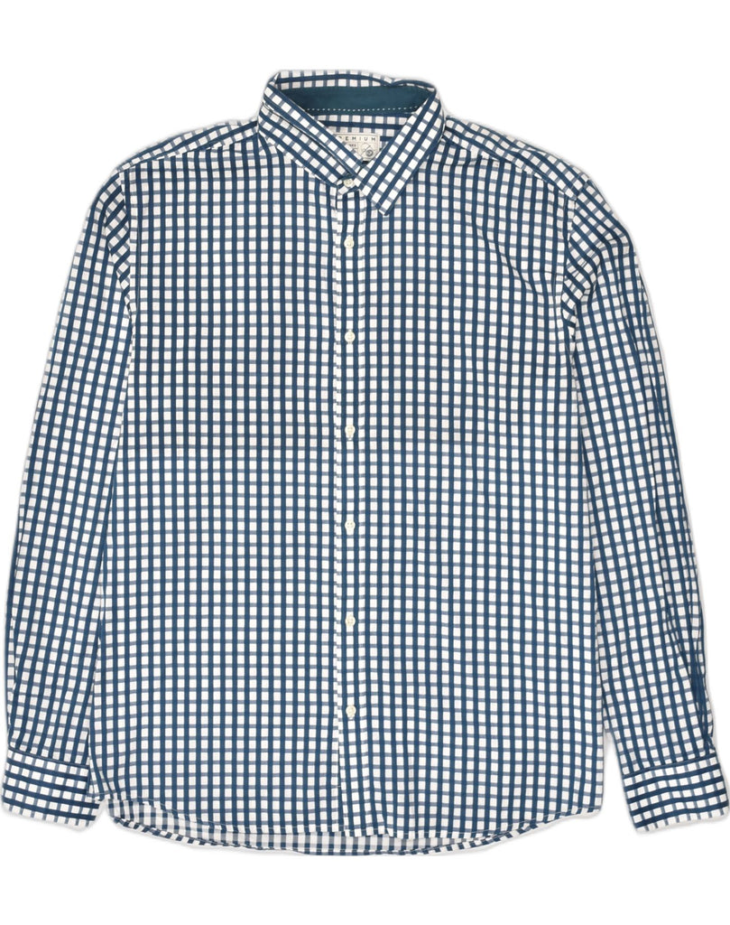 JACK & JONES Mens Shirt 2XL Blue Gingham Cotton | Vintage Jack & Jones | Thrift | Second-Hand Jack & Jones | Used Clothing | Messina Hembry 