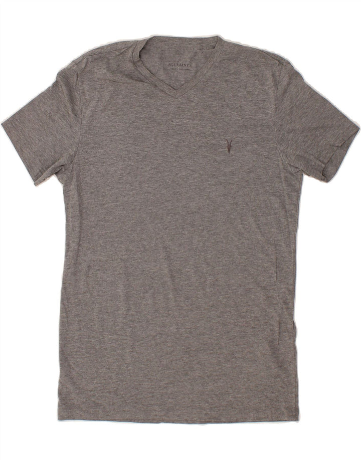 ALL SAINTS Mens T-Shirt Top Small Grey Cotton Vintage All Saints and Second-Hand All Saints from Messina Hembry 