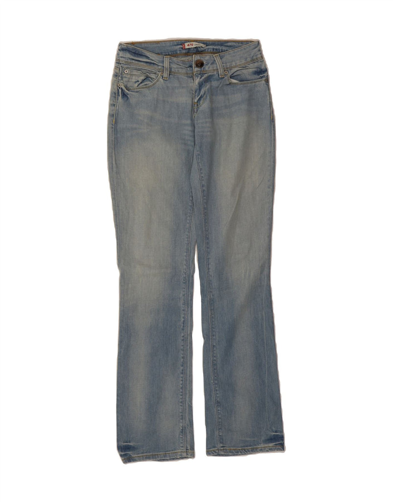 LEVI'S Womens 470 Straight Jeans W28 L34 Blue Cotton Vintage Levi's and Second-Hand Levi's from Messina Hembry 