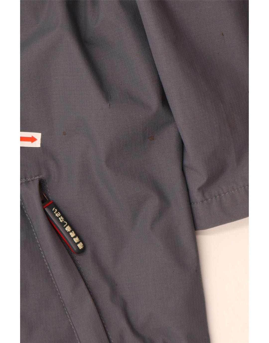 SUPERDRY Mens Windhiker Hooded Windbreaker Jacket UK 38 Medium Grey