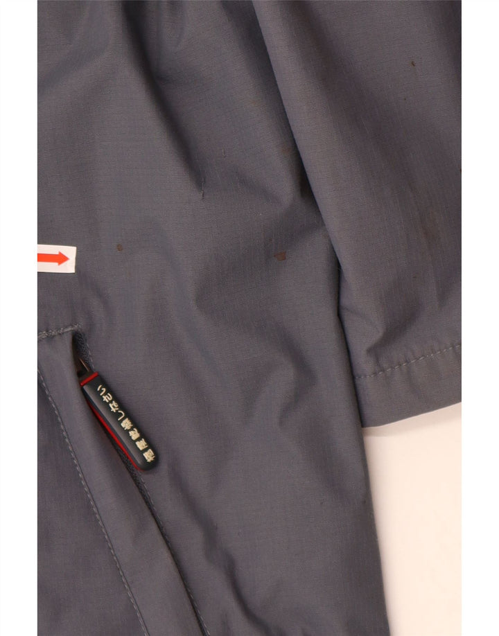 SUPERDRY Mens Windhiker Hooded Windbreaker Jacket UK 38 Medium Grey
