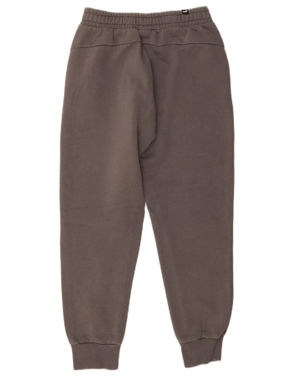 Puma Womens Tracksuit Trousers Joggers UK 8 Small  Grey Cotton
