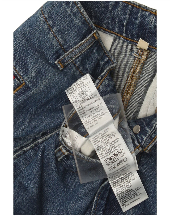 Levi's Womens Wide Leg Jeans W30 L31 Blue Cotton