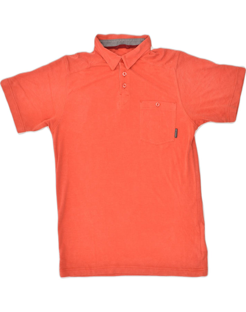 COLUMBIA Mens Polo Shirt Small Orange Modal | Vintage Columbia | Thrift | Second-Hand Columbia | Used Clothing | Messina Hembry 