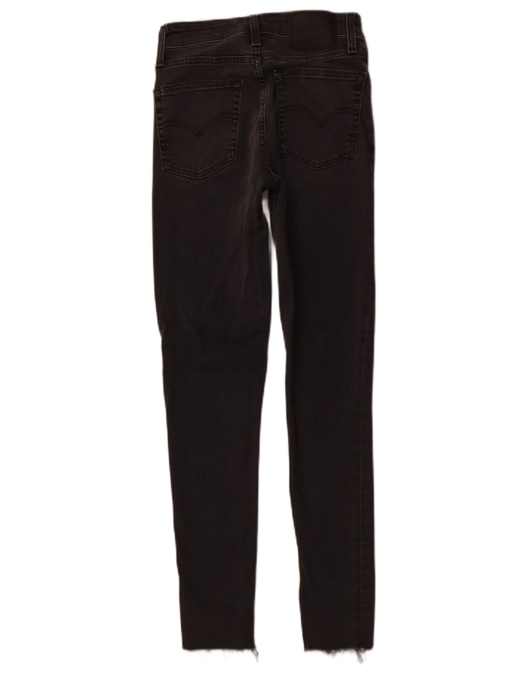 LEVI'S Womens 721 High Rise Skinny Jeans W25 L27 Black