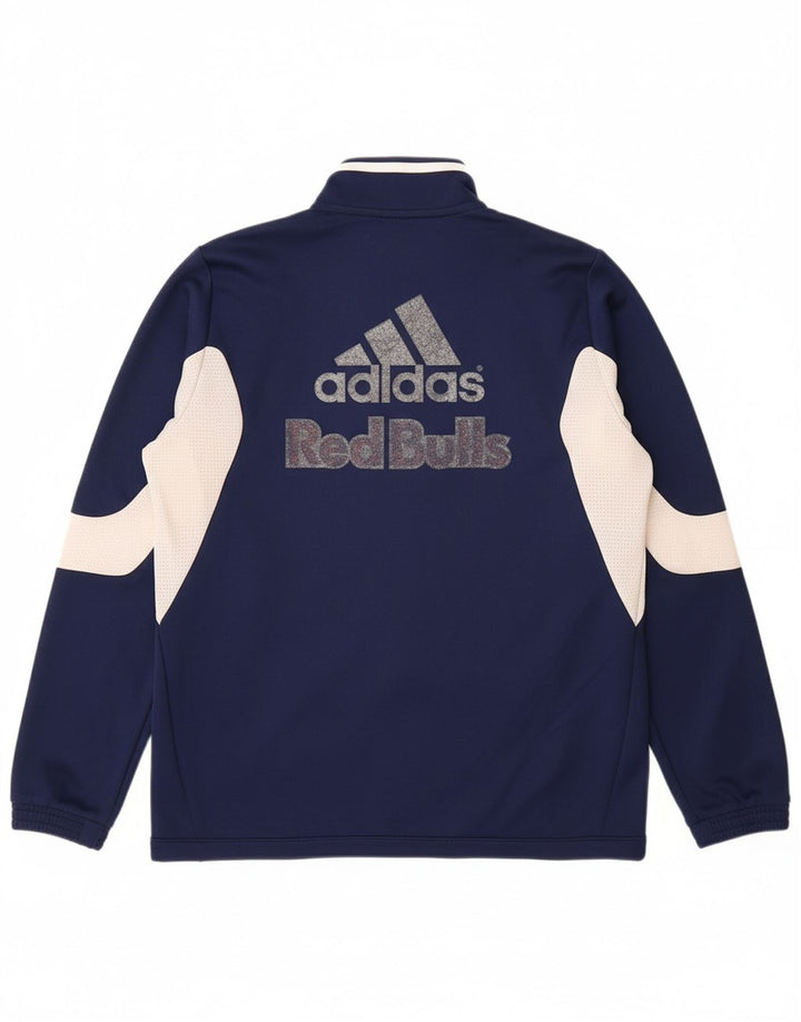 ADIDAS Boys Red Bull Tracksuit Top Jacket 13-14 Years Navy Blue