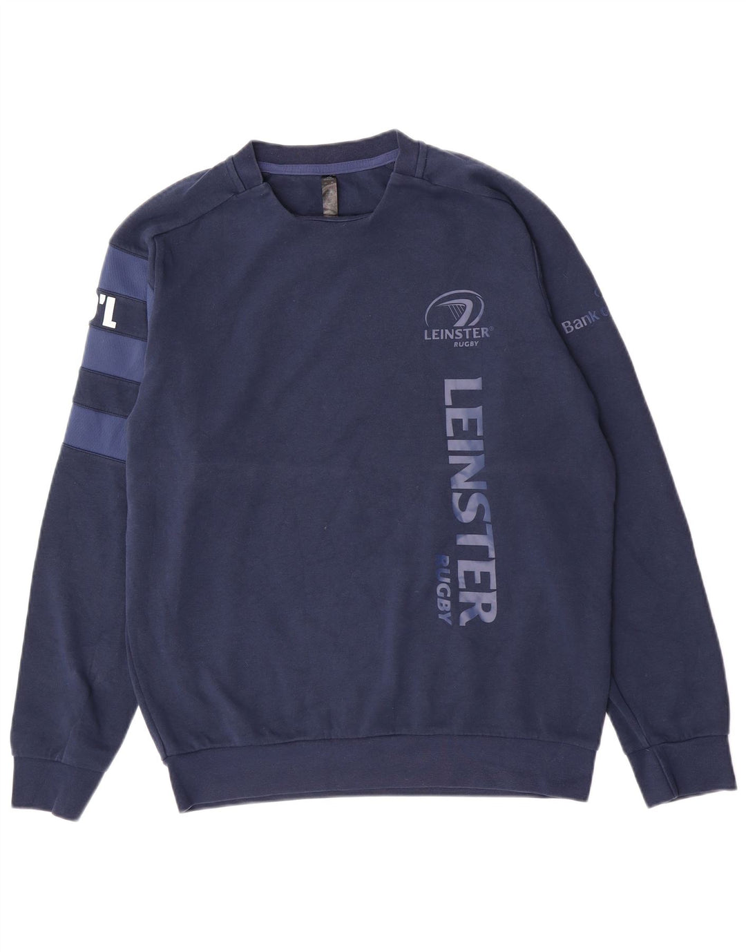 Adidas Mens Graphic Sweatshirt Jumper Large Navy Blue Cotton