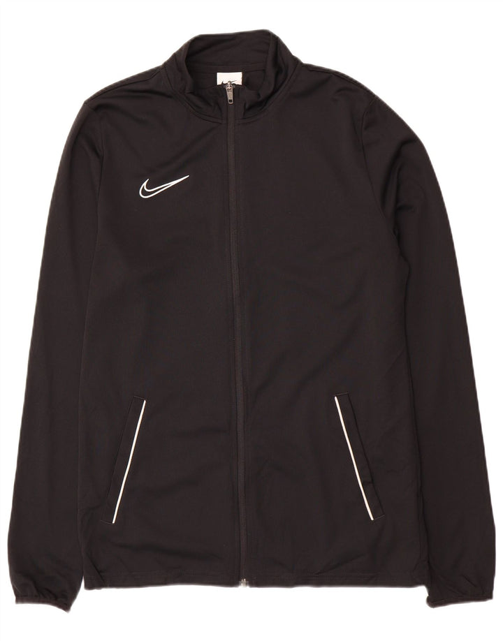 Nike Mens Tracksuit Top Jacket Medium Black Polyester
