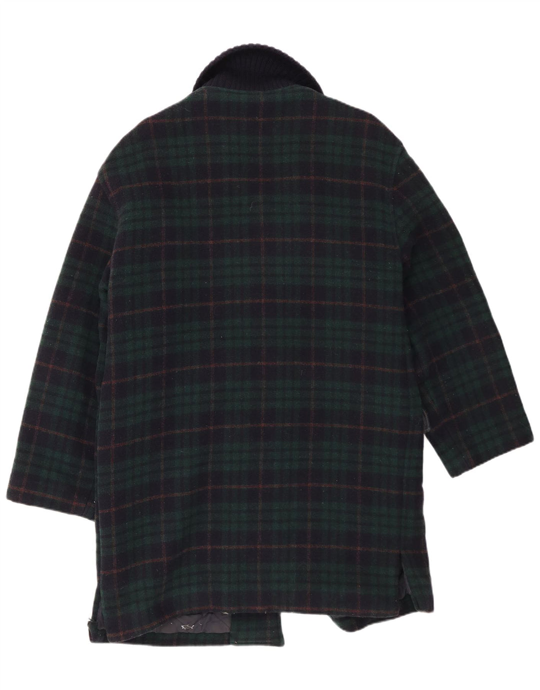 Paul & Shark Womens Overcoat UK 20 2XL Navy Blue Check