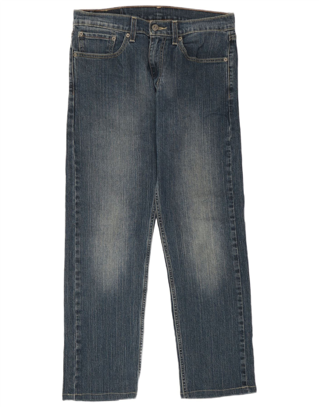 Levi's Mens 505 Straight Jeans W31 L27 Blue Cotton