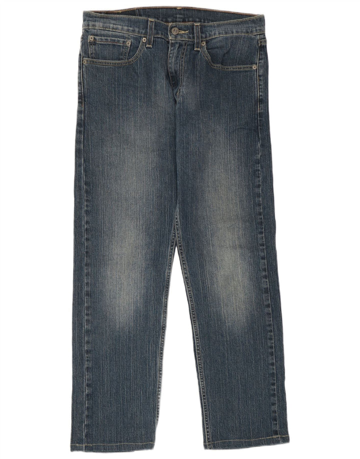 Levi's Mens 505 Straight Jeans W31 L27 Blue Cotton