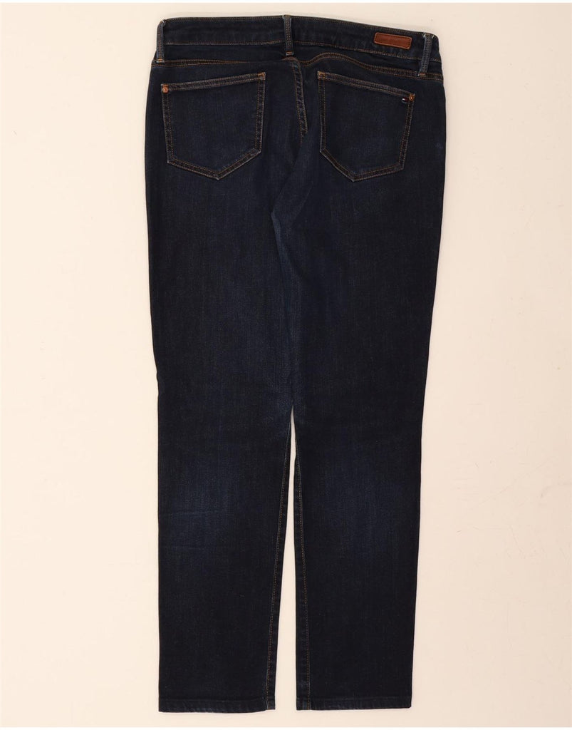 TOMMY HILFIGER Womens Milan LW Slim Jeans W29 L34 Navy Blue Cotton Vintage Tommy Hilfiger and Second-Hand Tommy Hilfiger from Messina Hembry 