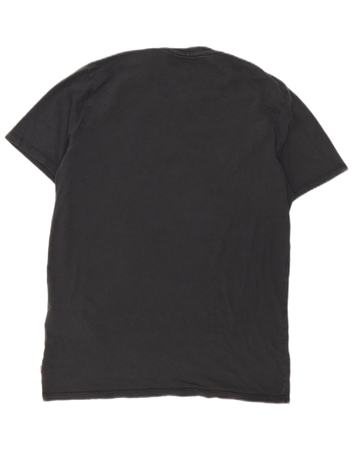 Levi's Mens Graphic T-Shirt Top Small Black Cotton