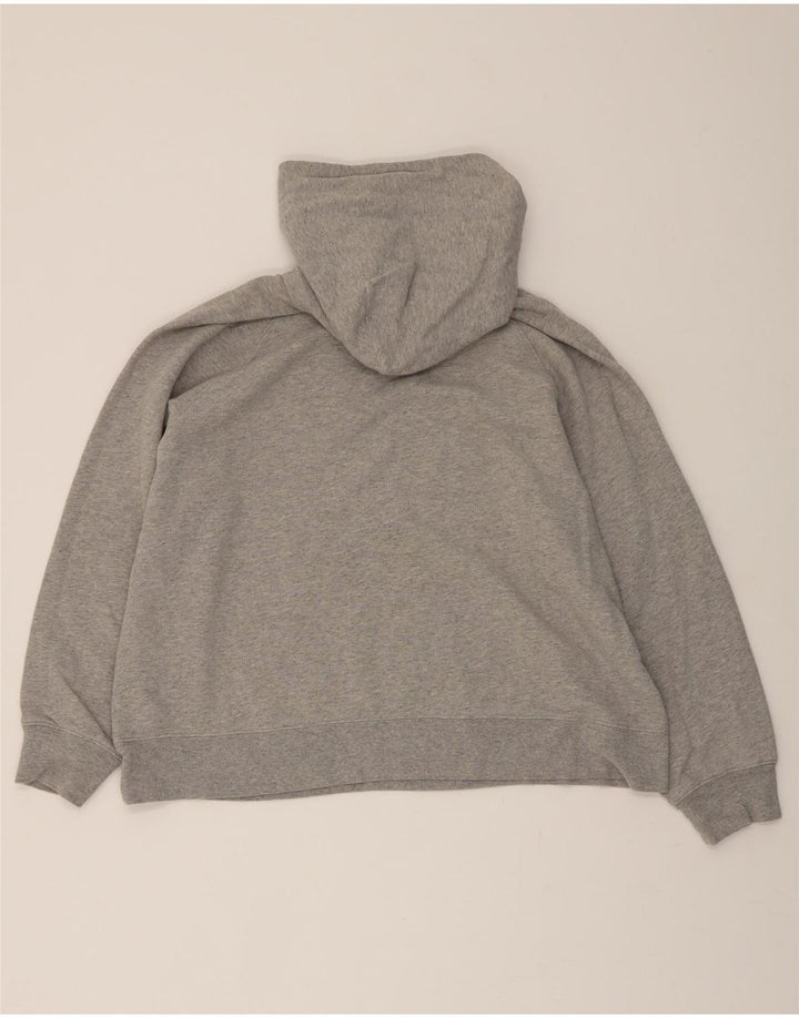LEVI'S Womens Oversized Graphic Hoodie Jumper UK 18 XL Grey Cotton Vintage Levi's and Second-Hand Levi's from Messina Hembry 