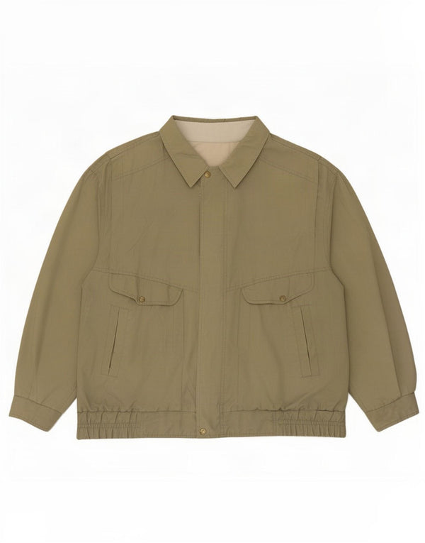El Paso Mens Bomber Jacket UK 42 XL Khaki Terital