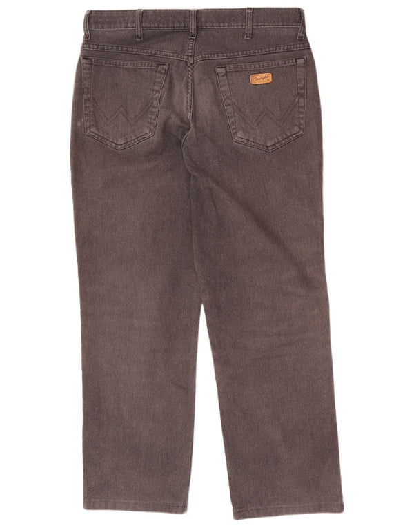 Wrangler Mens Straight Jeans W32 L28 Grey