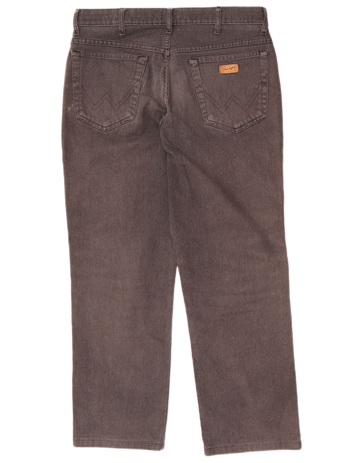 Wrangler Mens Straight Jeans W32 L28 Grey