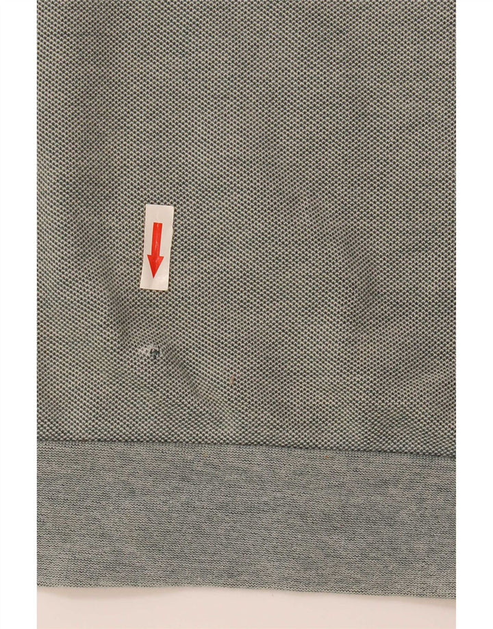 Crew Clothing Mens Zip Neck Sweatshirt Jumper Large Grey Cotton