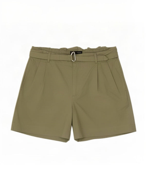 Zara Womens High Waist Casual Shorts Medium W28 Khaki